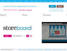 Tablet Screenshot of international.storeboard.com